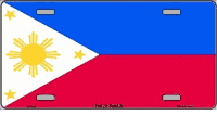 Philippines Flag License Plate