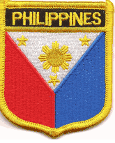 Philippines Flag Shield Patch