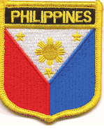 Philippines Flag Shield Patch