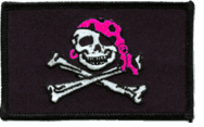 Pirate Girl w/Pink Bandana