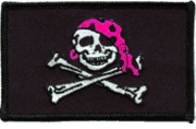 Pirate Girl w/Pink Bandana