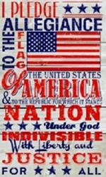 Pledge of Allegiance Sign