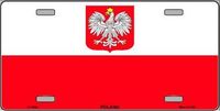 Poland Eagle License Plate