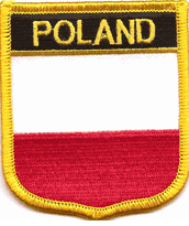 Poland Flag Shield Patch