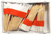 Poland Flag Toothpicks