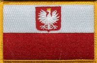 Poland with Eagle Flag Patch