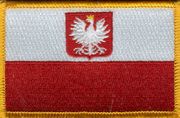 Poland with Eagle Flag Patch