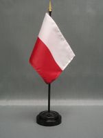Poland Without Eagle Miniature Flag