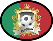 Portugal Soccer Flag It Oval Decal