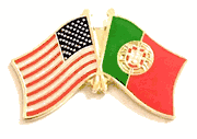 Portugal Flag Lapel Pin - Double 