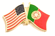 Portugal Flag Lapel Pin - Double 