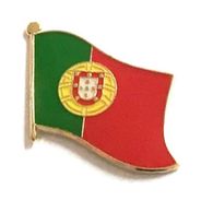 Portugal Flag Lapel Pin - Single