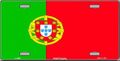 Portugal Flag License Plate
