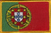 Portugal Flag Patch - Rectangle