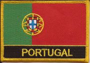 Portugal Flag Patch with Name