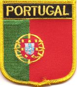 Portugal Flag Shield Patch