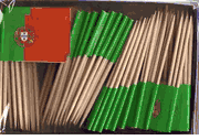 Portugal Flag Toothpicks