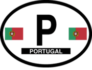 Portugal Flag It Oval Decal