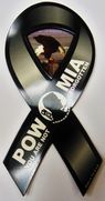 POW MIA Car Ribbon Magnet