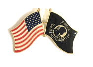 POW/MIA Double Lapel Pin