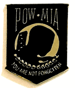 POW/MIA Shield Lapel Pin