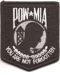 POW*MIA Shield Patch