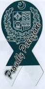 Proudly Pakistani Car Ribbon Magnet