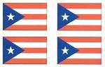 Puerto Rican Flag Stickers - Sheet of 50