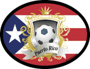 Puerto Rico Soccer Flag It Oval Decal