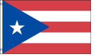 Puerto Rico 3x5 Nylon Flag - Imported