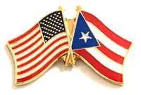 Puerto Rico Flag Lapel Pin - Double