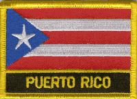 Puerto Rico Flag Patch with Name