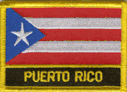 Puerto Rico Flag Patch with Name
