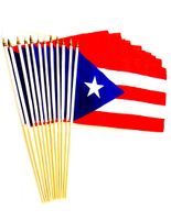 Puerto Rico Flags 12" x 18"