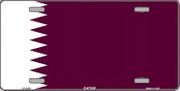 Qatar Flag License Plate