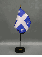 Quebec Miniature Desk Flag
