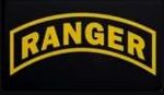 Ranger Black & Gold Polyester Flag