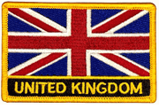 Rectangle w' Name Country Flag Patches