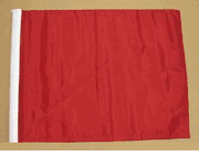 Red Auto Racing Flag without Pole