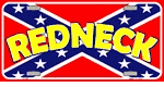 Redneck on Confederate Flag 