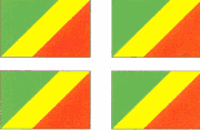 Republic of Congo Flag Stickers