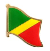 Republic of the Congo Flag Lapel Pin - Single