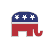 Republican Elephant Lapel Pin