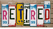Retired - Brushed Art License Plate