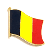 Romania Flag Lapel Pin - Single