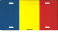 Romania Flag License Plate