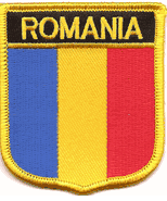 Romania Flag Shield Patch
