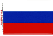 Russia Flag Decal Stickers