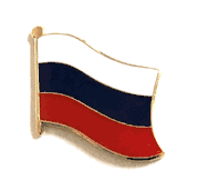Russia Flag Lapel Pin - Single