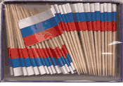 Russia Flag Toothpicks
